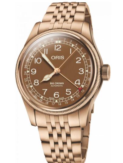 ,2022 Oris Big Crown Bronze Pointer Date Replica Watch 01 754 7741 3166-07 8 20 01